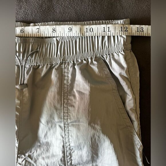 Wild Fable Nylon Cargo Pants Silver Grey XXS Shiny Jogger - Picture 10 of 13